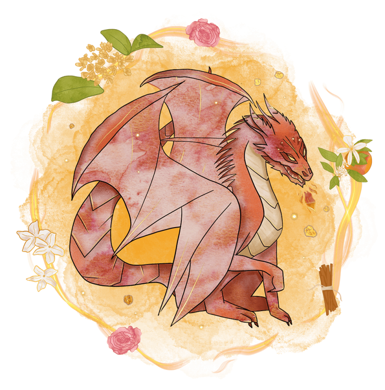 Dessin Dragon Flamboyant
